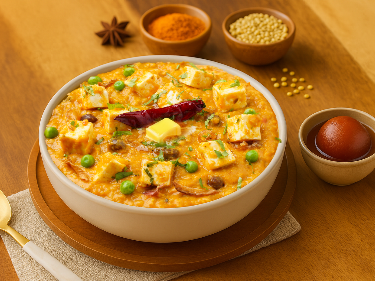 Butter Paneer Khichdi