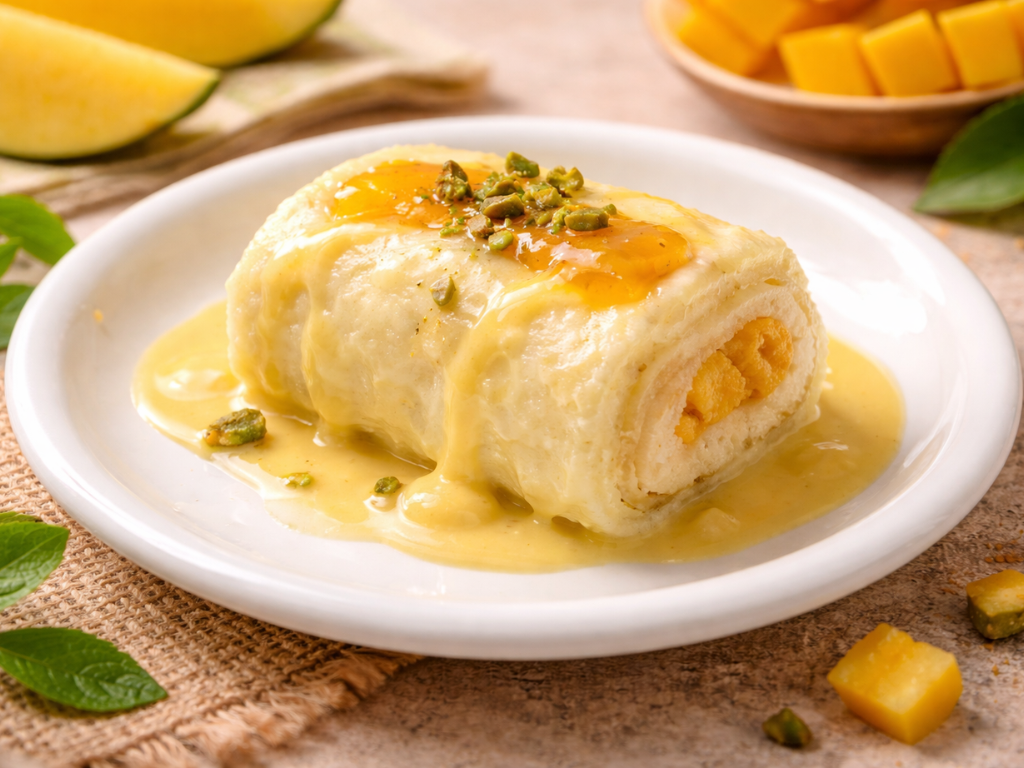 Mango Malai Roll