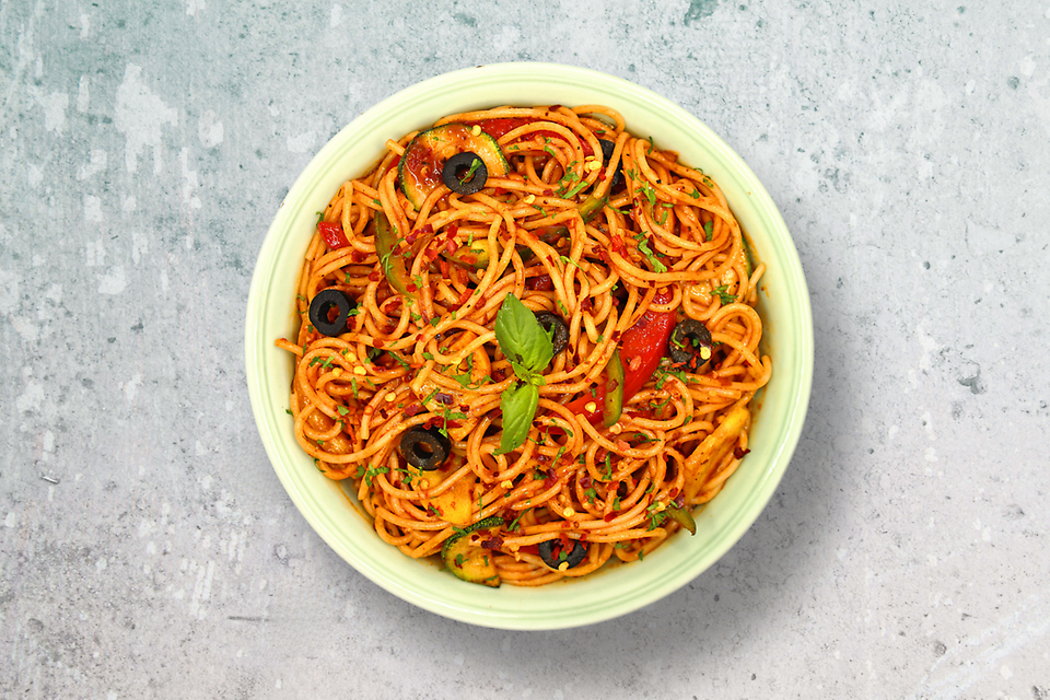 Veg Spaghetti Arrabiata