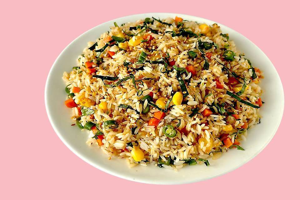 Burnt Garlic & Basil Fried Rice