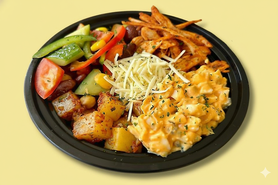 Spicy Chicken Farmer's Breakfast