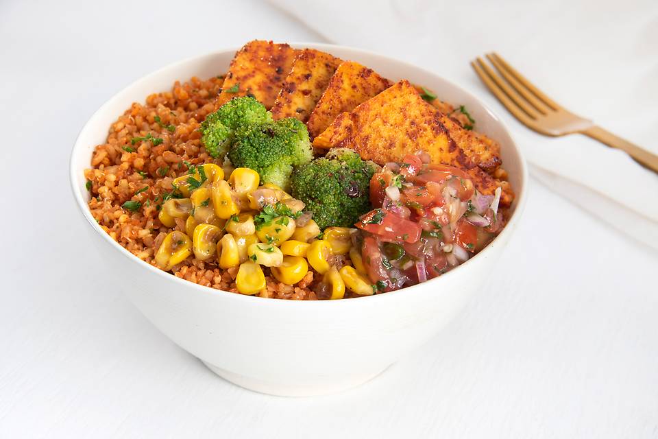 Mexican Paneer Burrito Superbowl