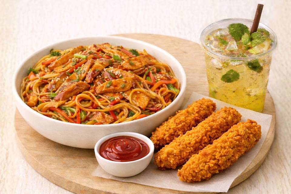 Teriyaki Chicken Noodles Combo