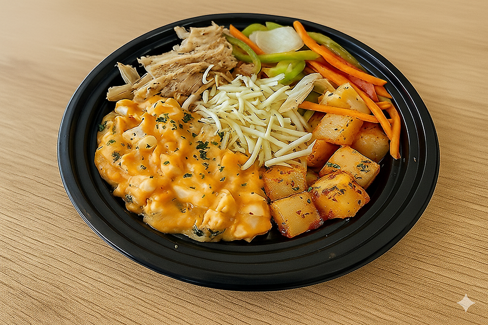 Spicy Herbed Chicken Farmer's Breakfast