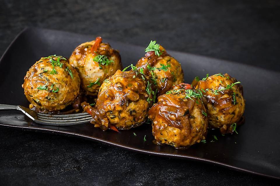 Wok Tossed Veg Manchurian Dumplings