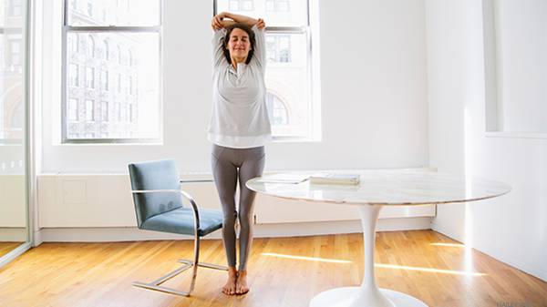 Gerakan Yoga di Kantor