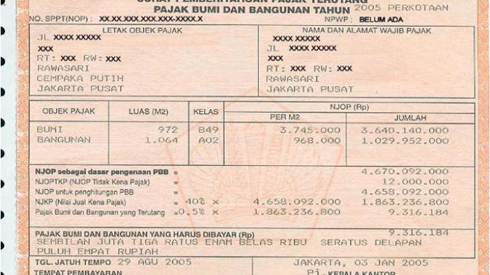 Jenis Pajak Properti