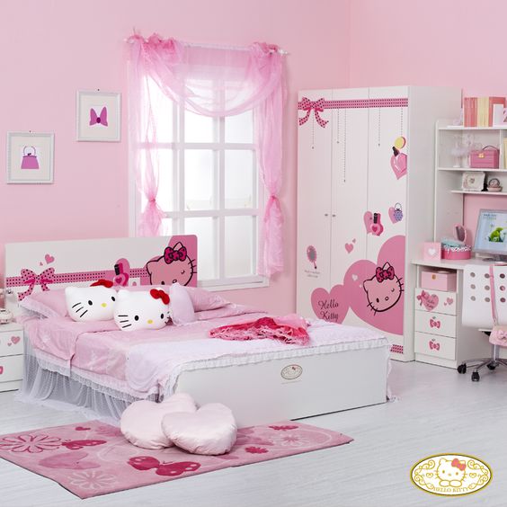Desain Kamar Tidur Anak Perempuan