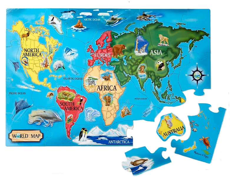 melissa and doug puzzle world