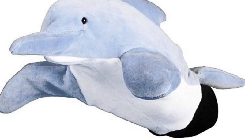 dolphin hand puppet
