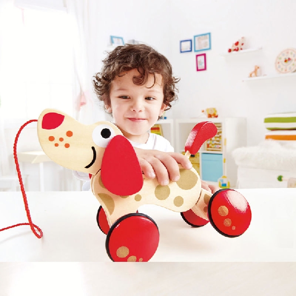 hape walk along puppy