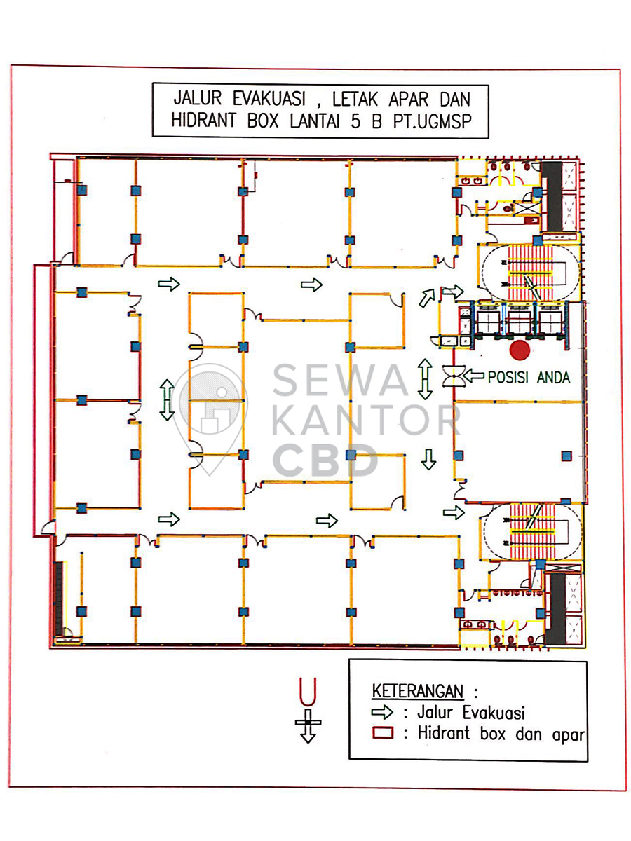 Gedung UGM Samator Pendidikan Floor Plan