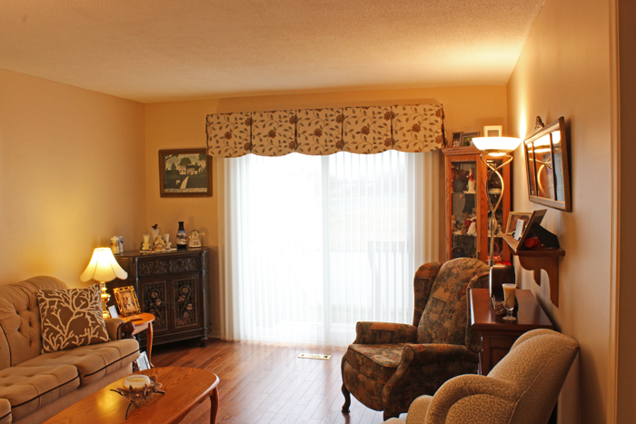 Vertical Window Blinds by Sensational SEAMS in Bowmanville, ON - Room of the Month September 2017
