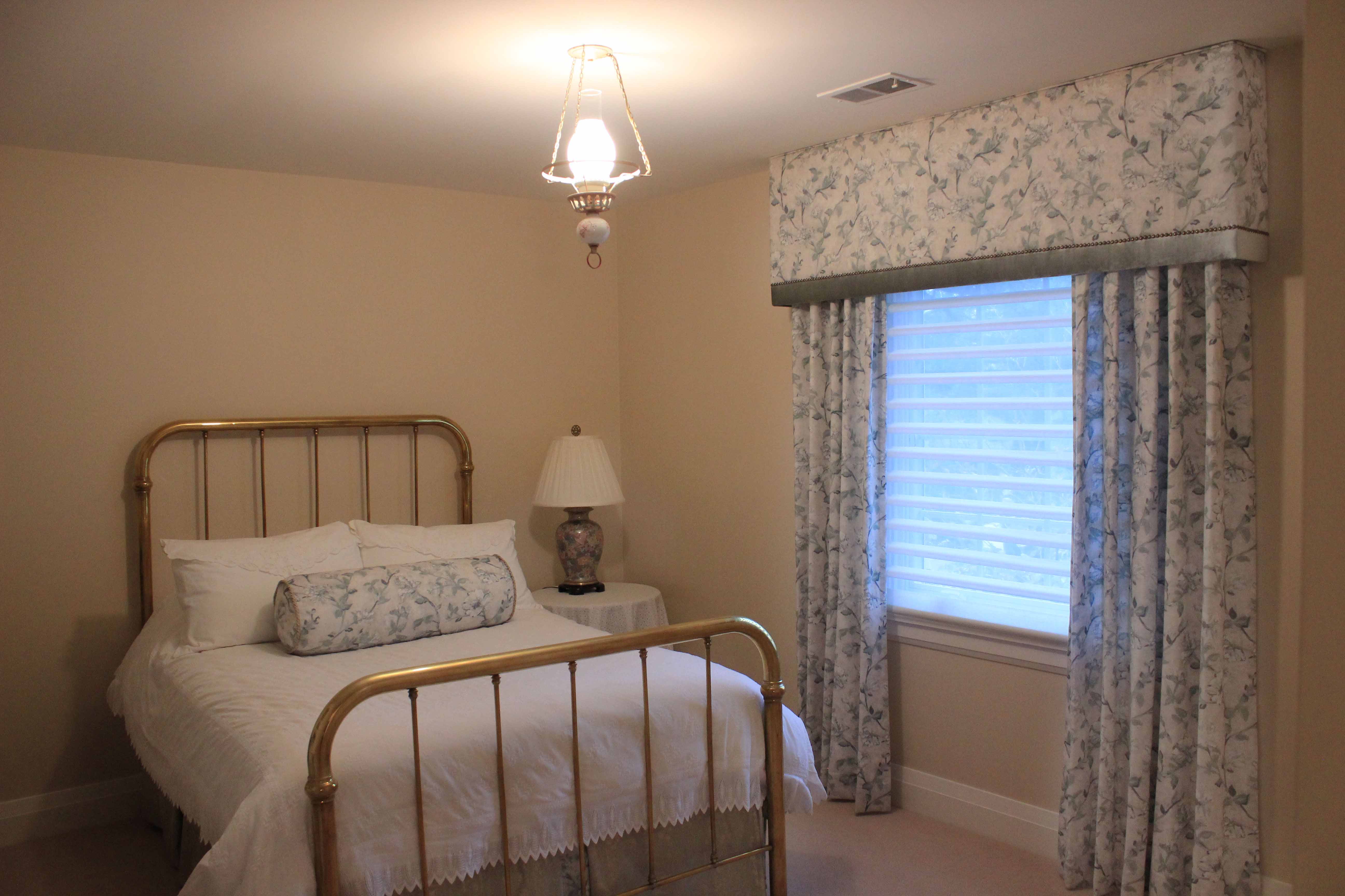 Floral Print Window Shades by Sensational SEAMS in Oshawa, ON - Room of the Month February 2019