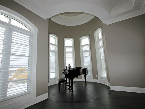 Hunter Douglas Silhouette Shades by Sensational SEAMS in Newcastle, ON - Room of the Month March 2019