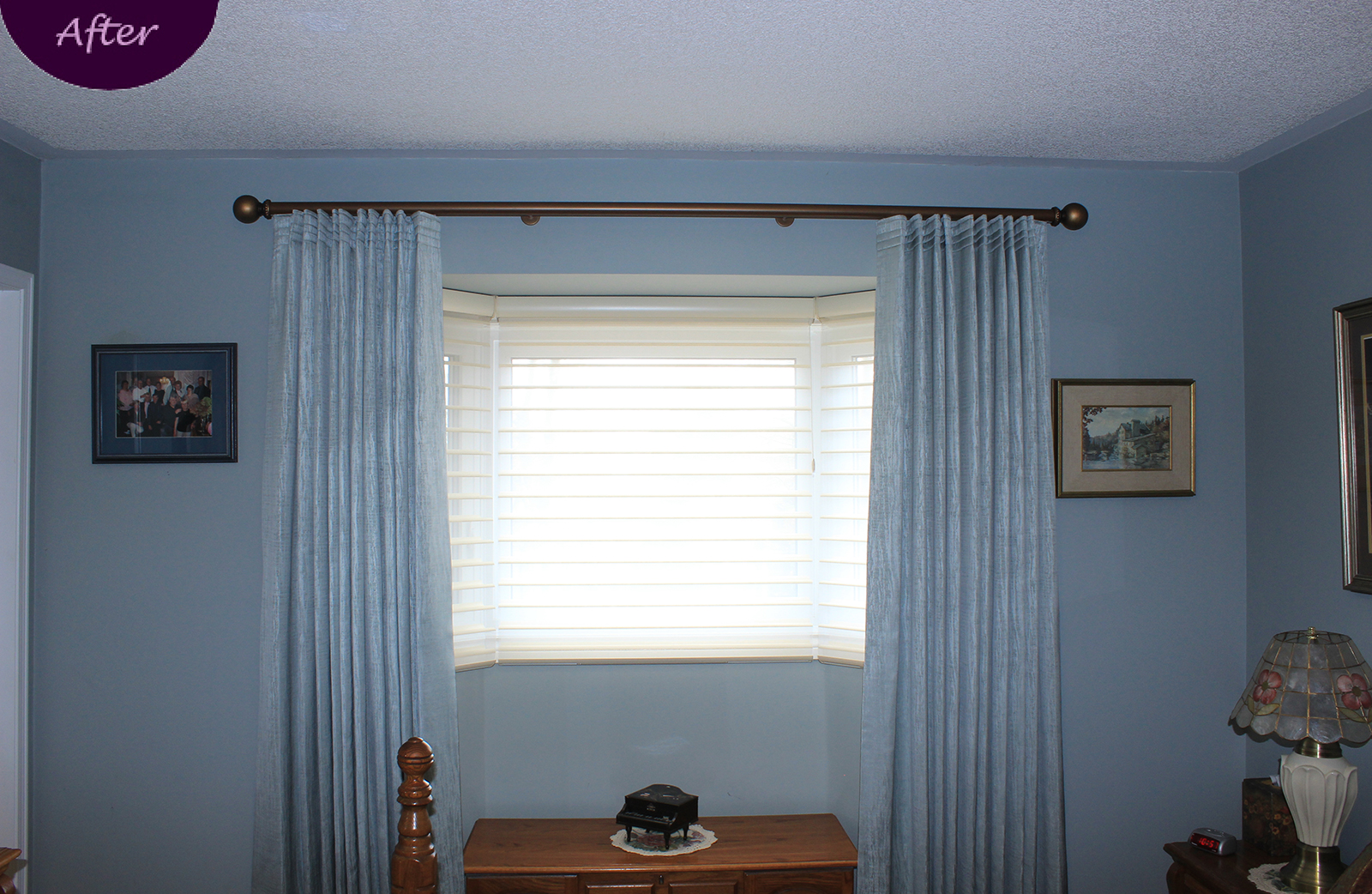 Drapery Rods by Sensational SEAMS in Bowmanville, ON - Room of the Month January 2021