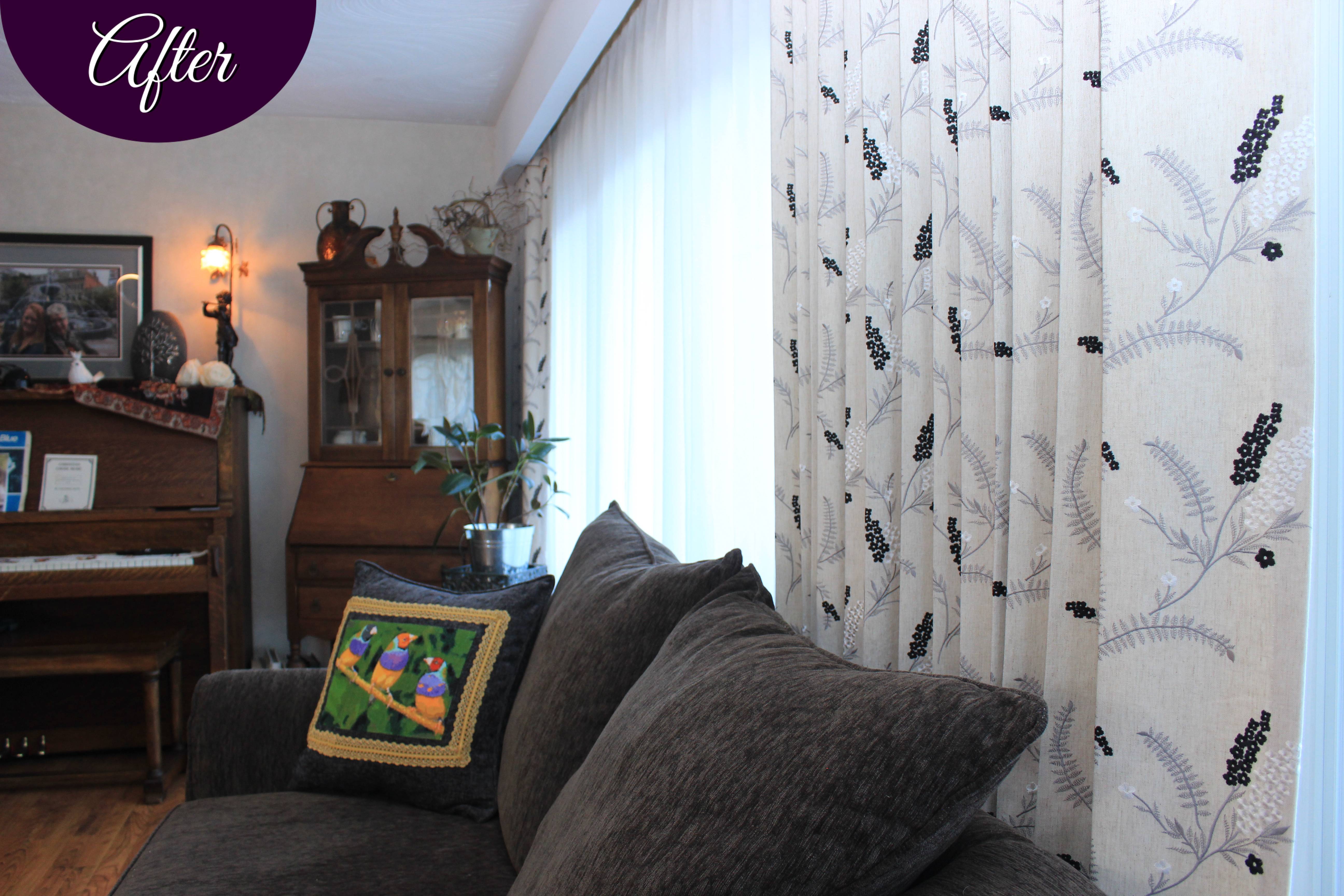 Drapery Rods by Sensational SEAMS in Bowmanville, ON - Room of the Month February 2021