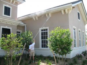 BUILDING PRESSURE CLEANING AND SPIDER WEB REMOVAL