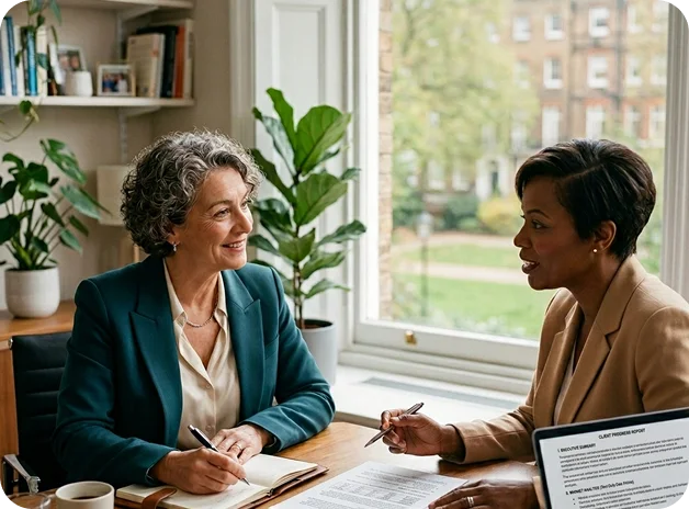 One-to-one holistic coaching session