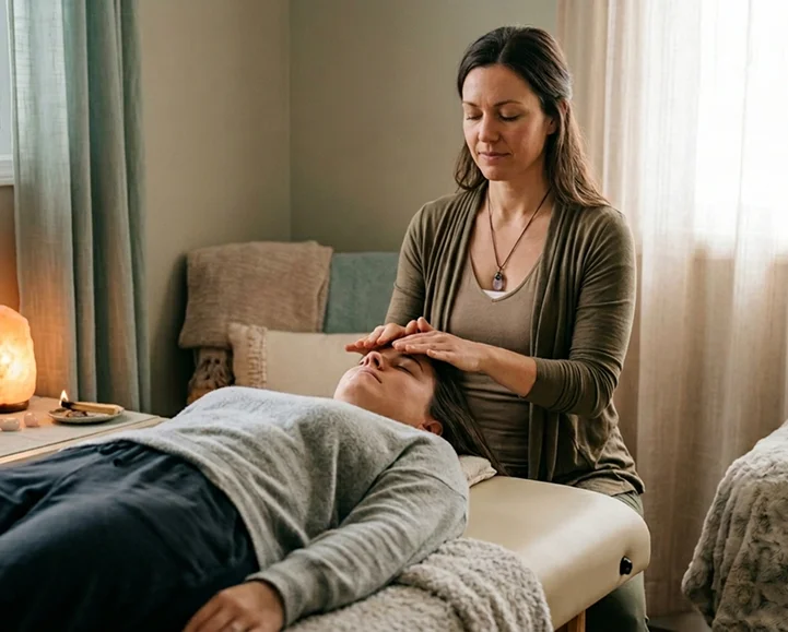 Reiki Healing session at Parm's Wellness Spa