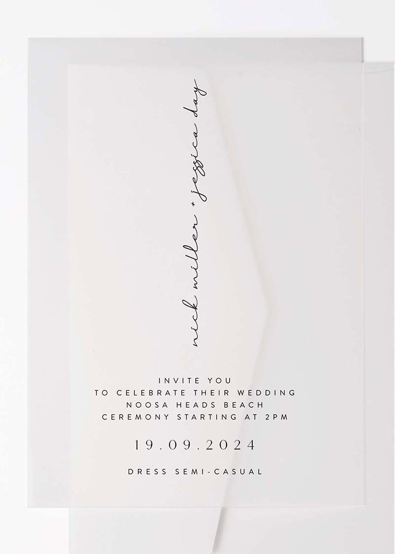 Byron Wedding Invitations - Digital Printing design preview