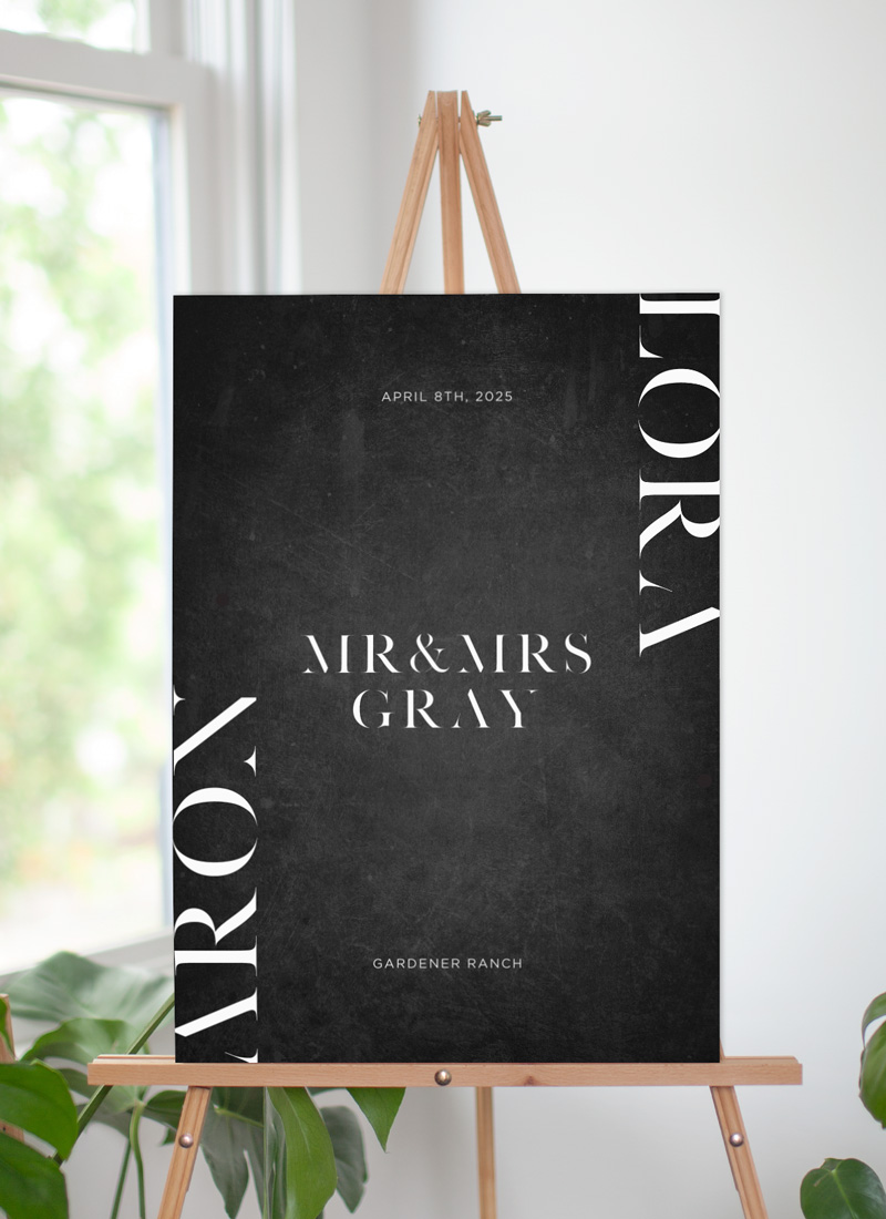 Lissom Wedding Signs - Digital Printing design preview