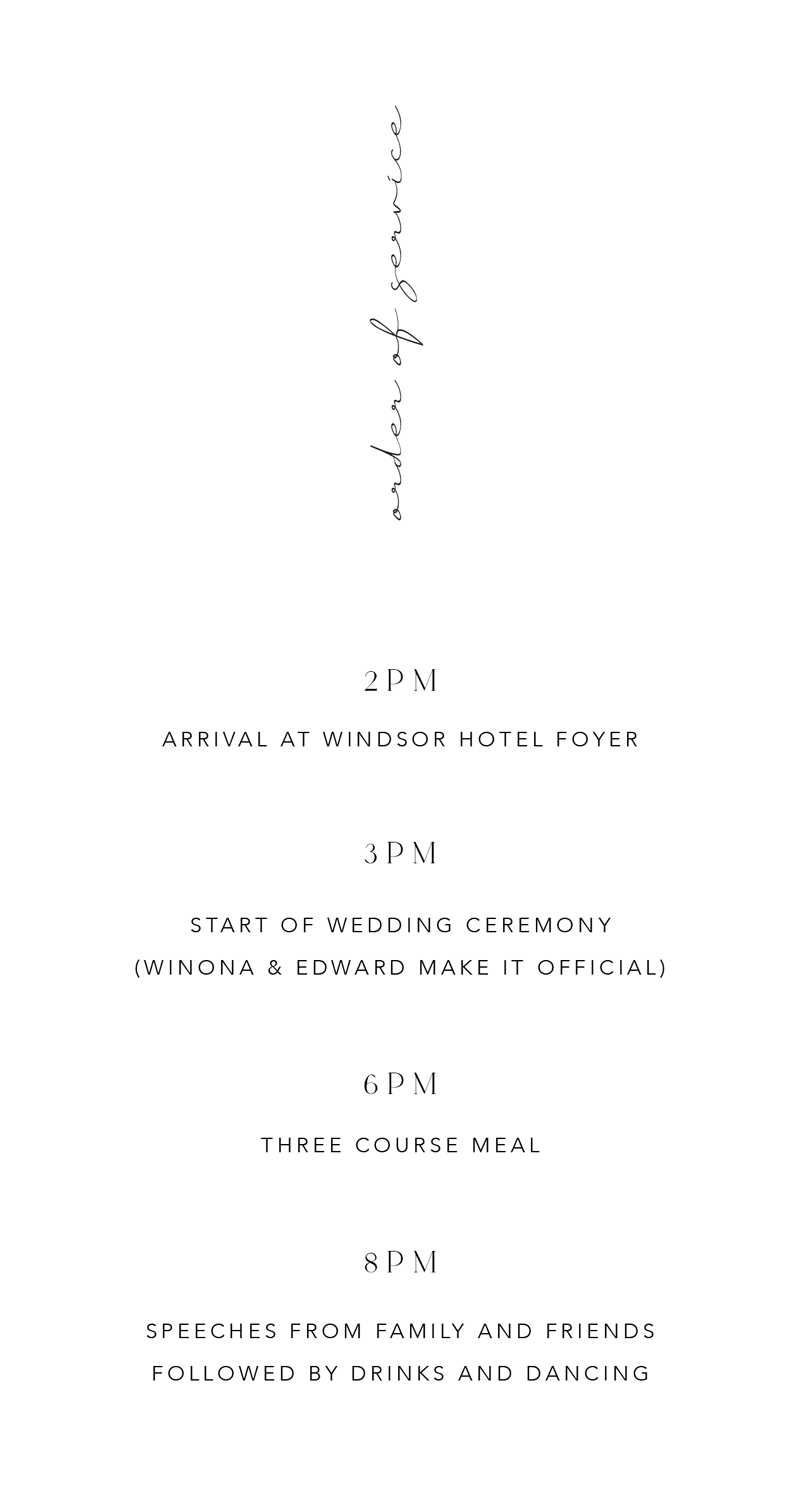 Byron Wedding Programs - Digital Printing design preview