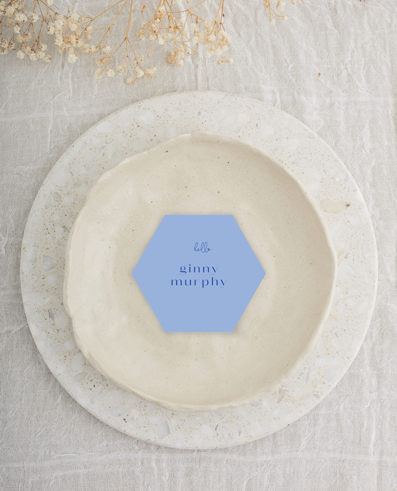 Talavera Wedding Place Cards - Digital Printing design preview