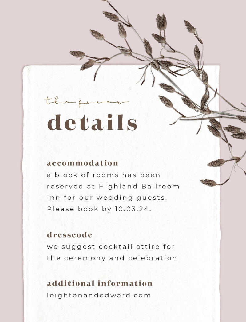 Memoir Information Cards - Digital Printing design preview