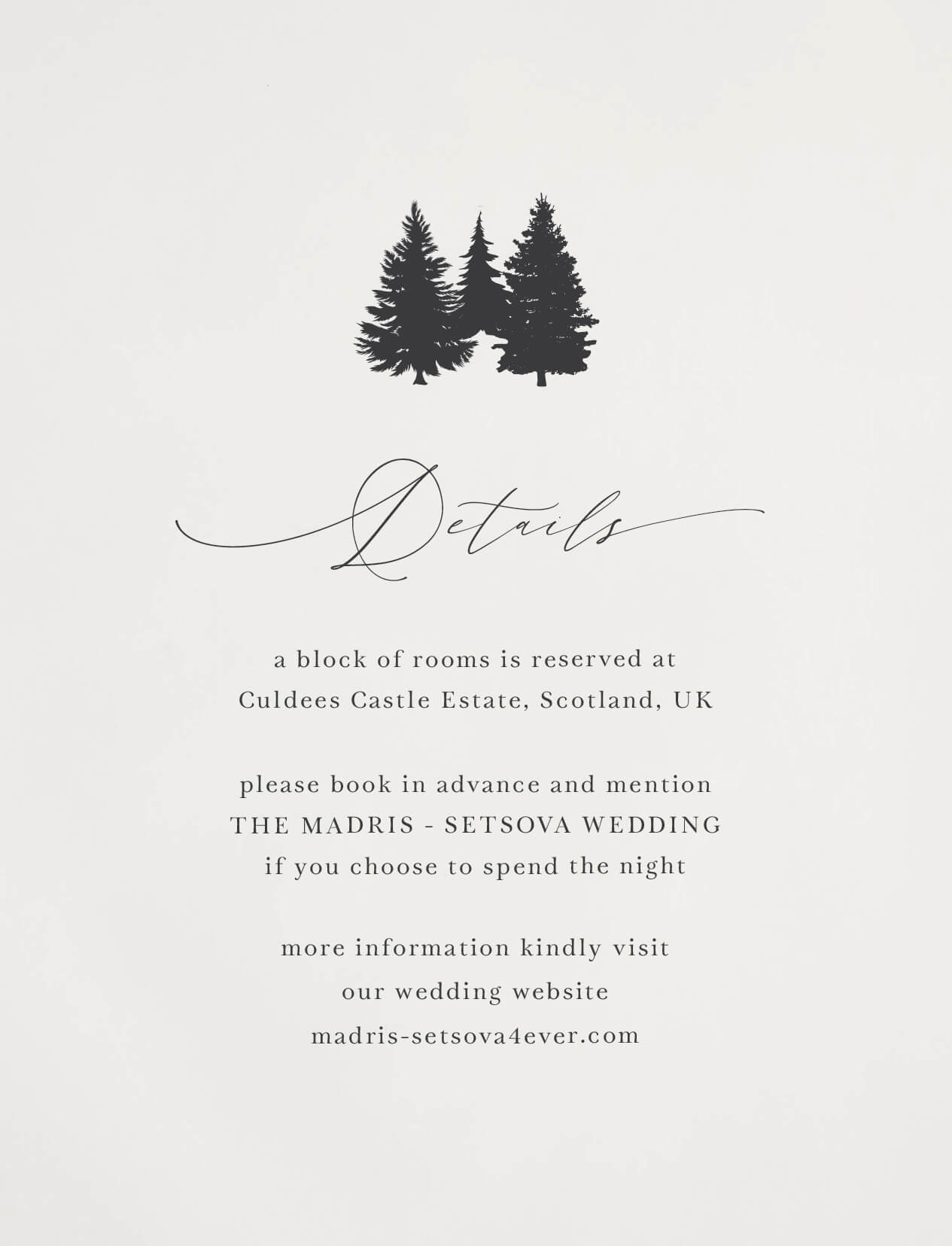 Winterwald Information Cards - Digital Printing design preview