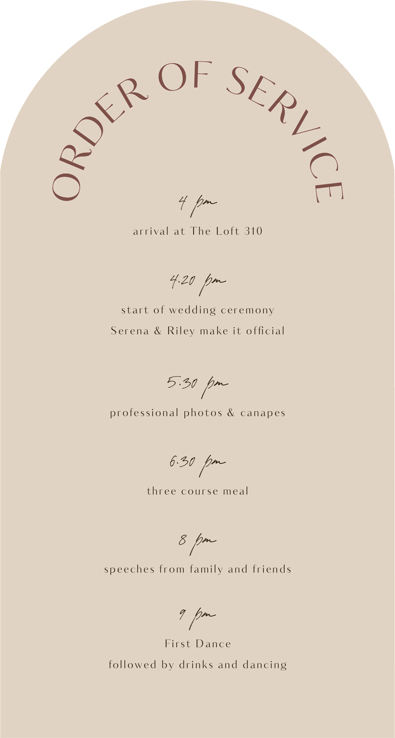 Impressionist Wedding Programs - Digital Printing design preview