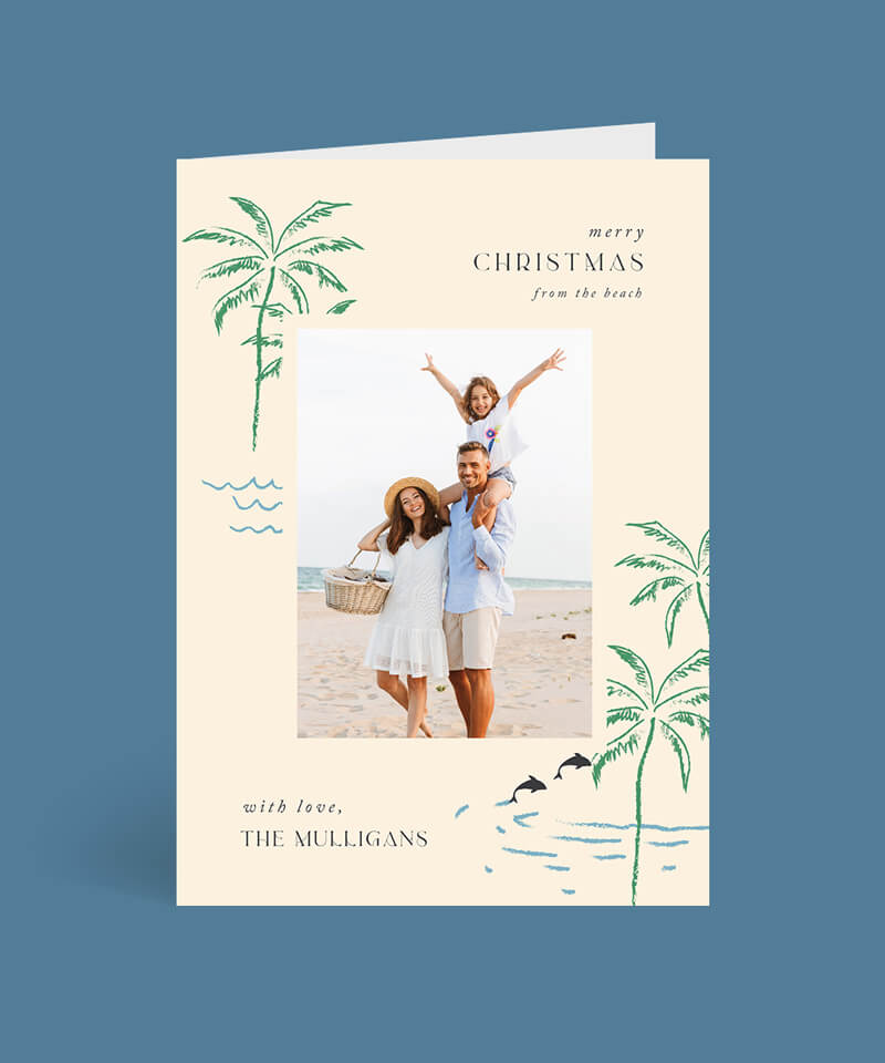 Christmas In Paradise Christmas Cards - Digital Printing design preview