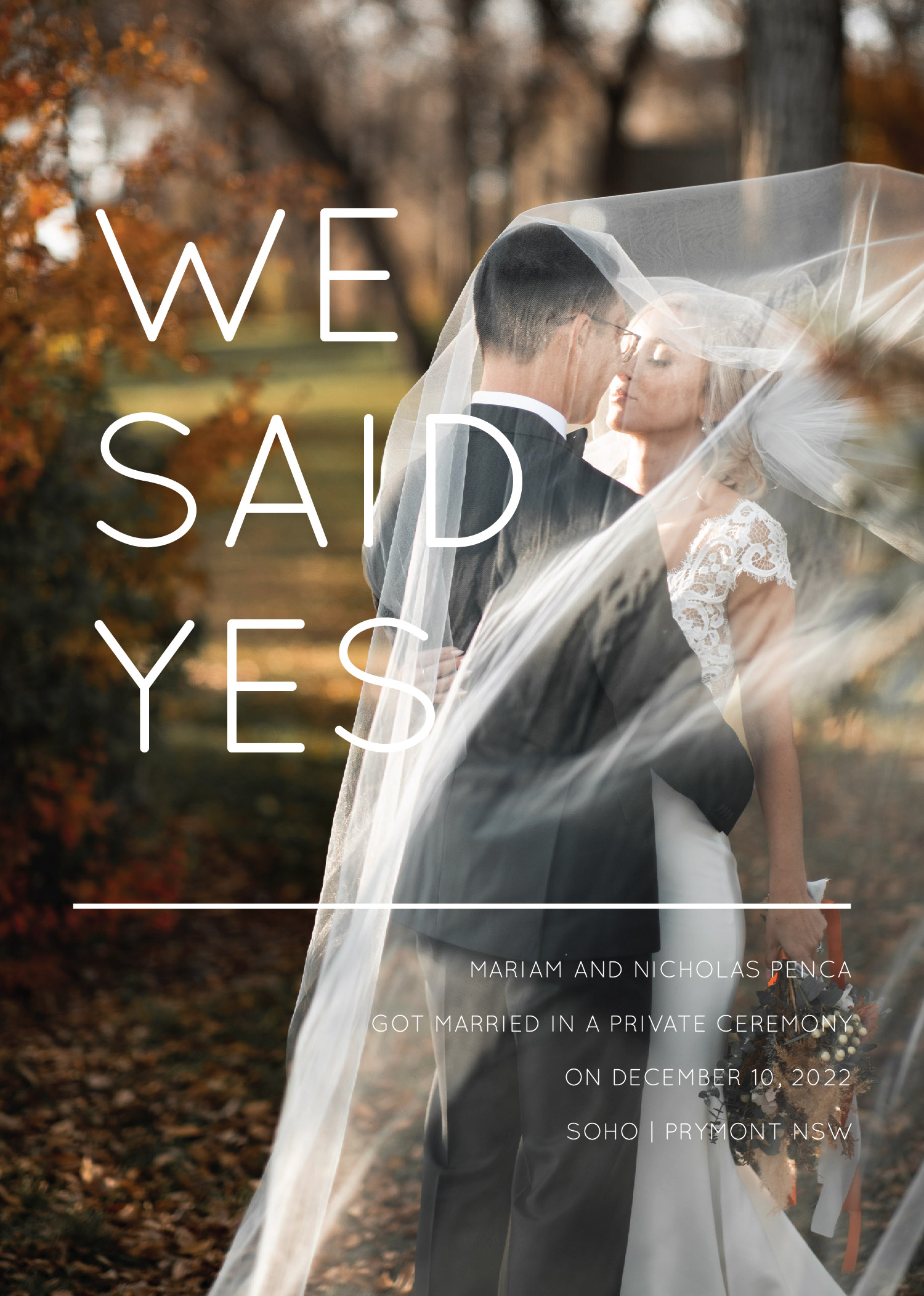 Sweet And Salty Wedding Announcements - Digital Printing design preview