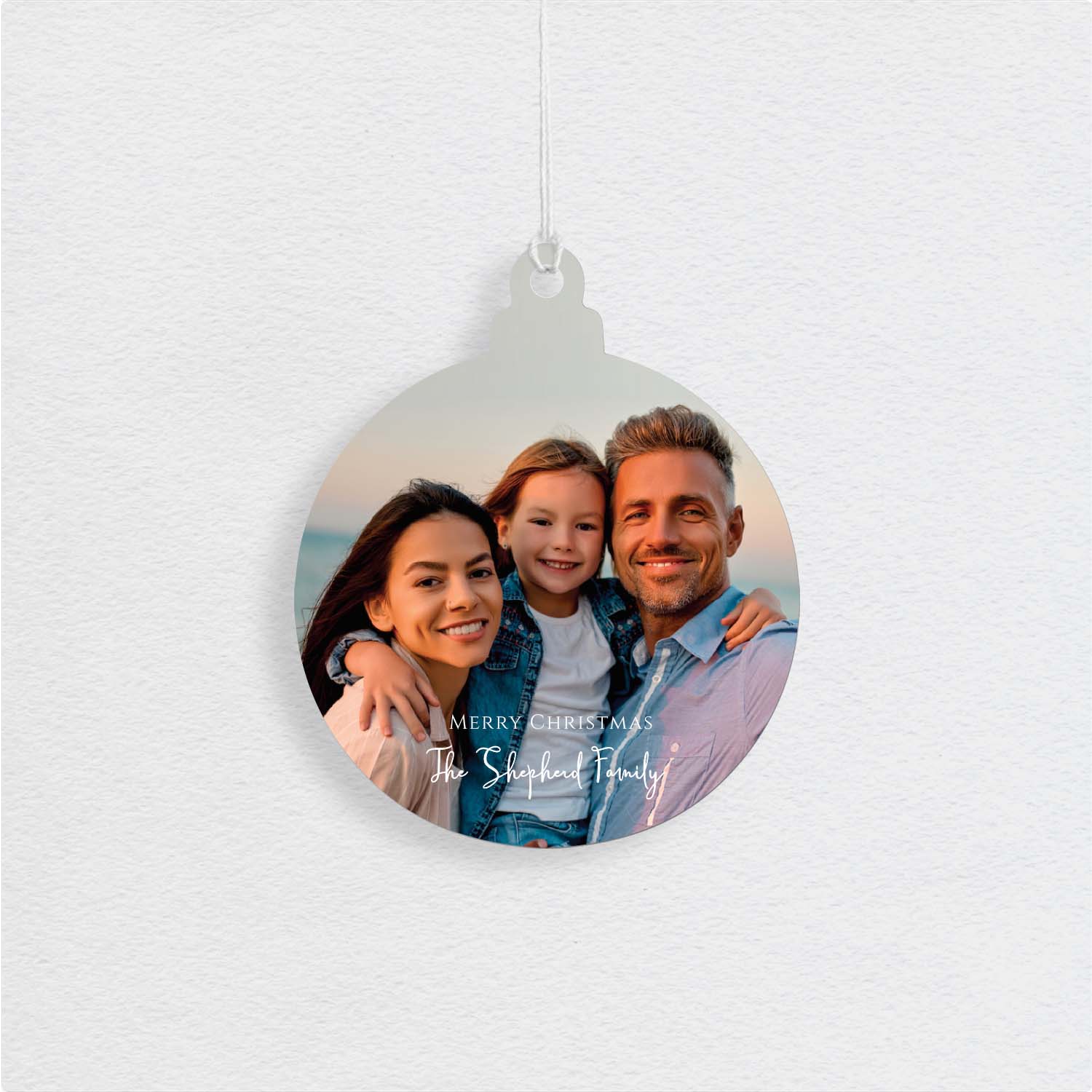Love Bauble Christmas Swing Tags - Digital Printing design preview