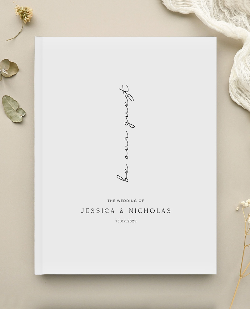 Byron Wedding Guest Books - Digital Printing design preview