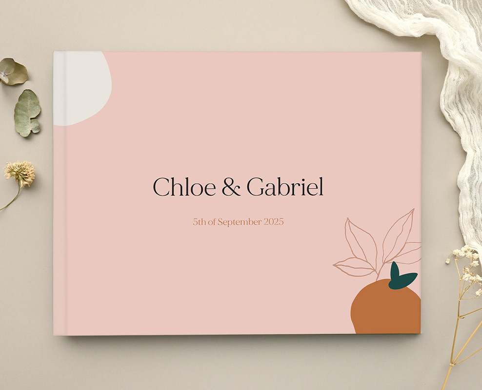 Harvest Wedding Guest Books - Digital Printing design preview