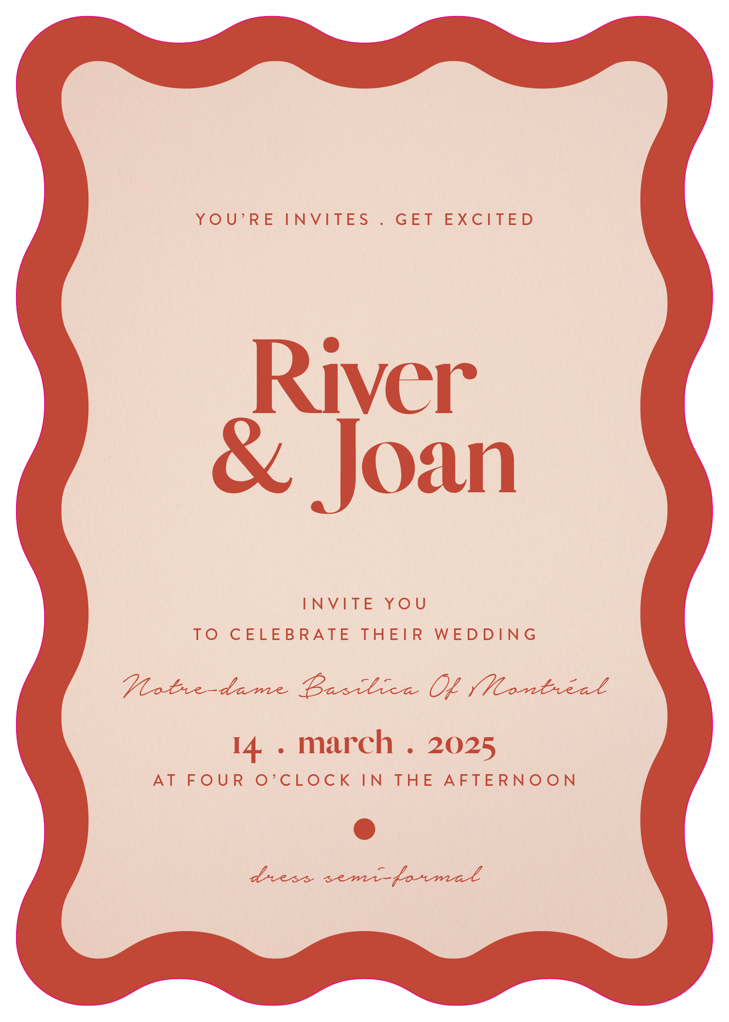 Donna Wedding Invitations - Digital Printing design preview