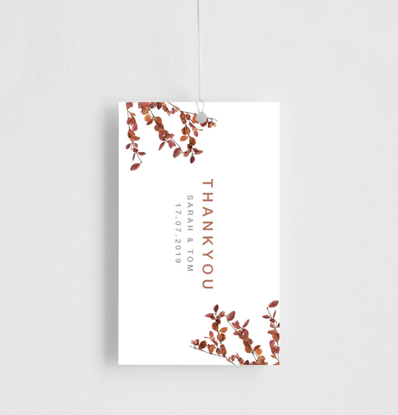 Fall Leaves Gift Tags - Digital Printing design preview