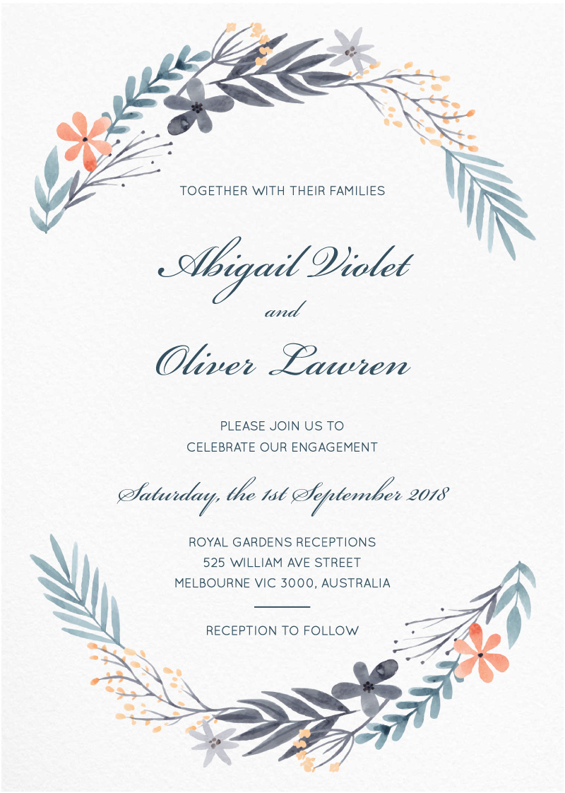 Great Dixter Engagement Invitations - Digital Printing design preview