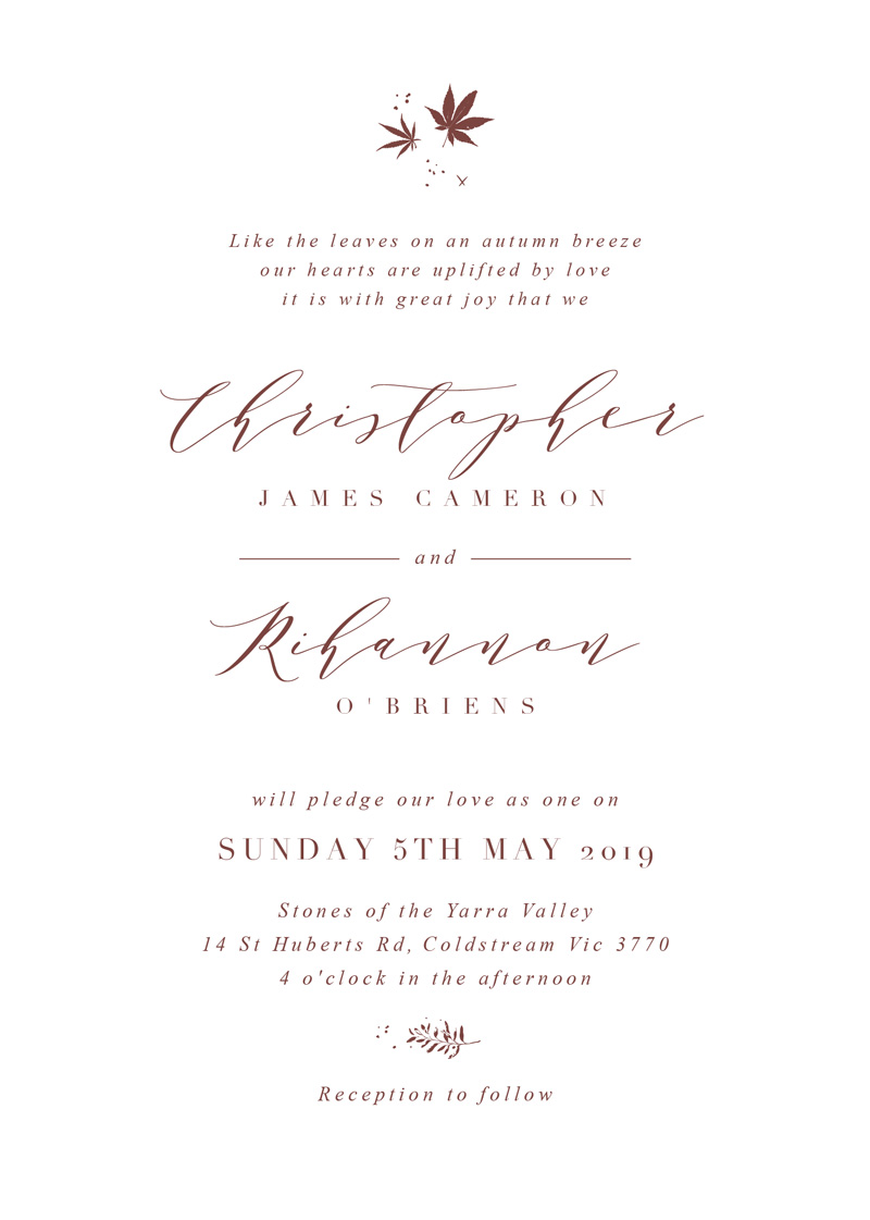 Sprinkle Of Love Wedding Invitations - Digital Printing design preview