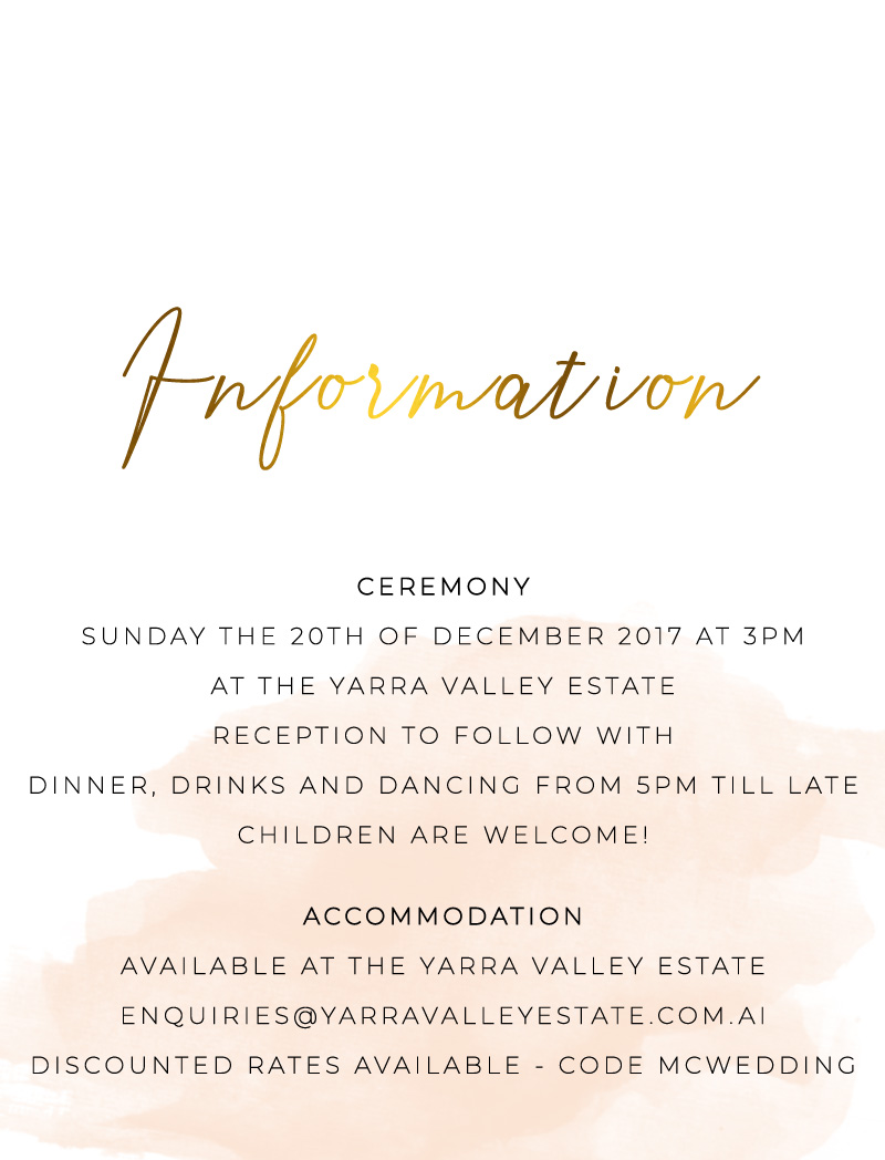 Rosey Information Cards - Flat Foil design preview