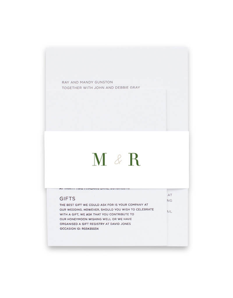 Mod Botanical Belly Bands - Digital Printing design preview