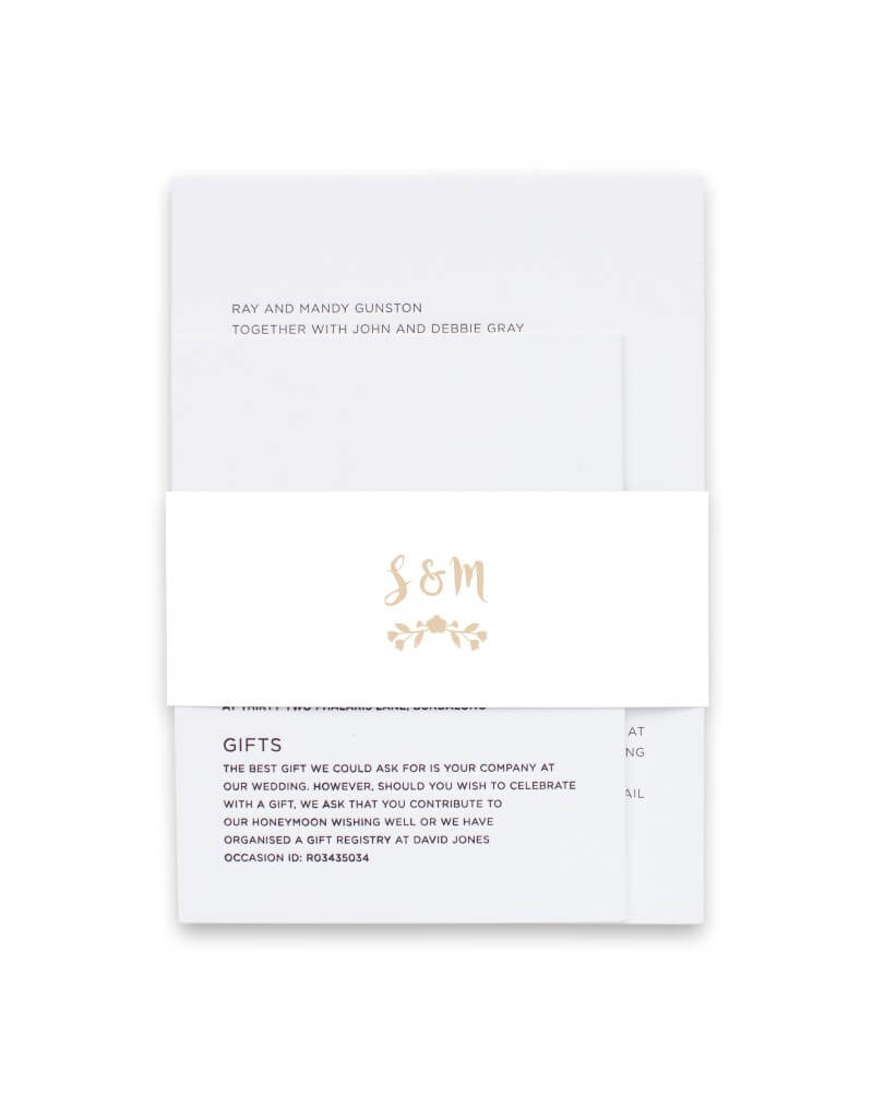 Folk Love Belly Bands - White Ink design preview