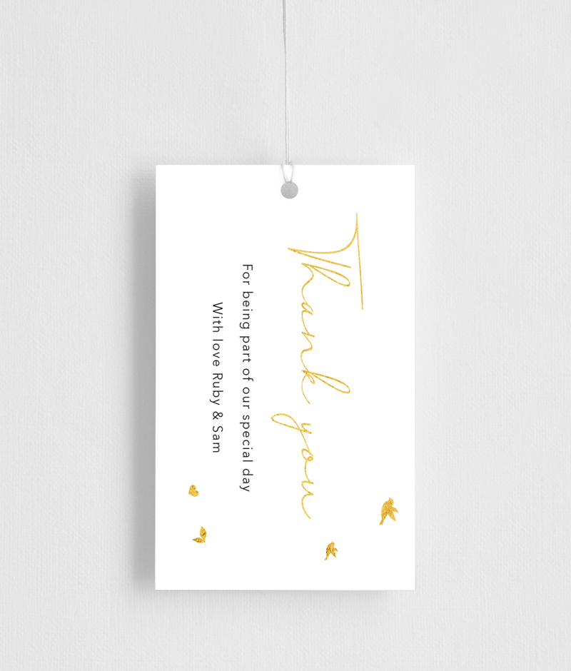 Love Tree Gift Tags - Flat Foil design preview