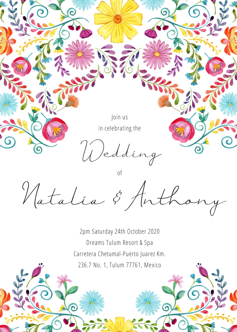 Fiesta De Bodas Wedding Invitations - Digital Printing design preview