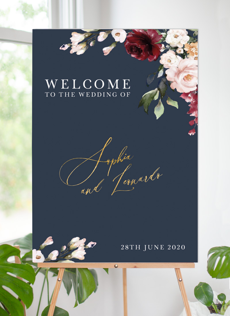 La Butte Wedding Signs - Vinyl Foil design preview
