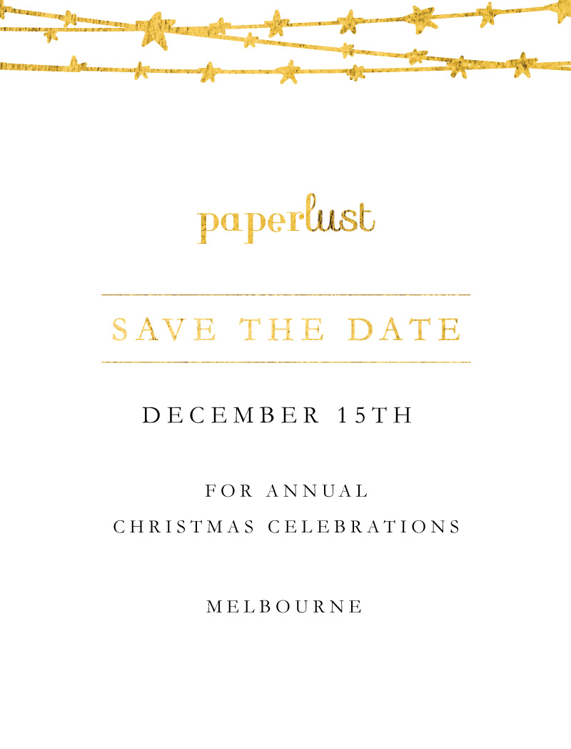 Shine Time Save The Date - Flat Foil design preview