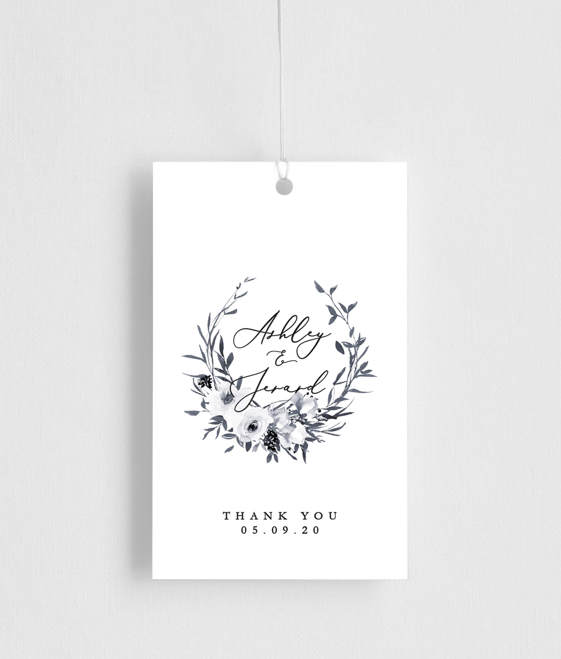 Floral Crown Classic Gift Tags - Digital Printing design preview
