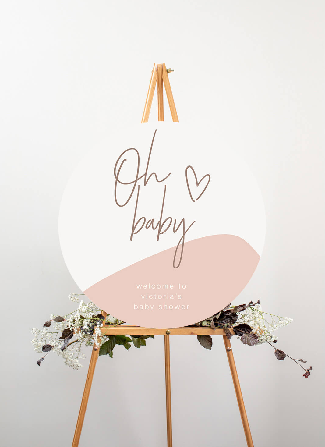 Oh Baby Wedding Signs - Digital Printing design preview