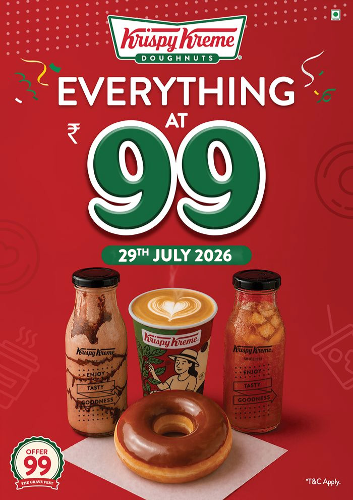 Krispy Kreme One Day ₹99 Offer